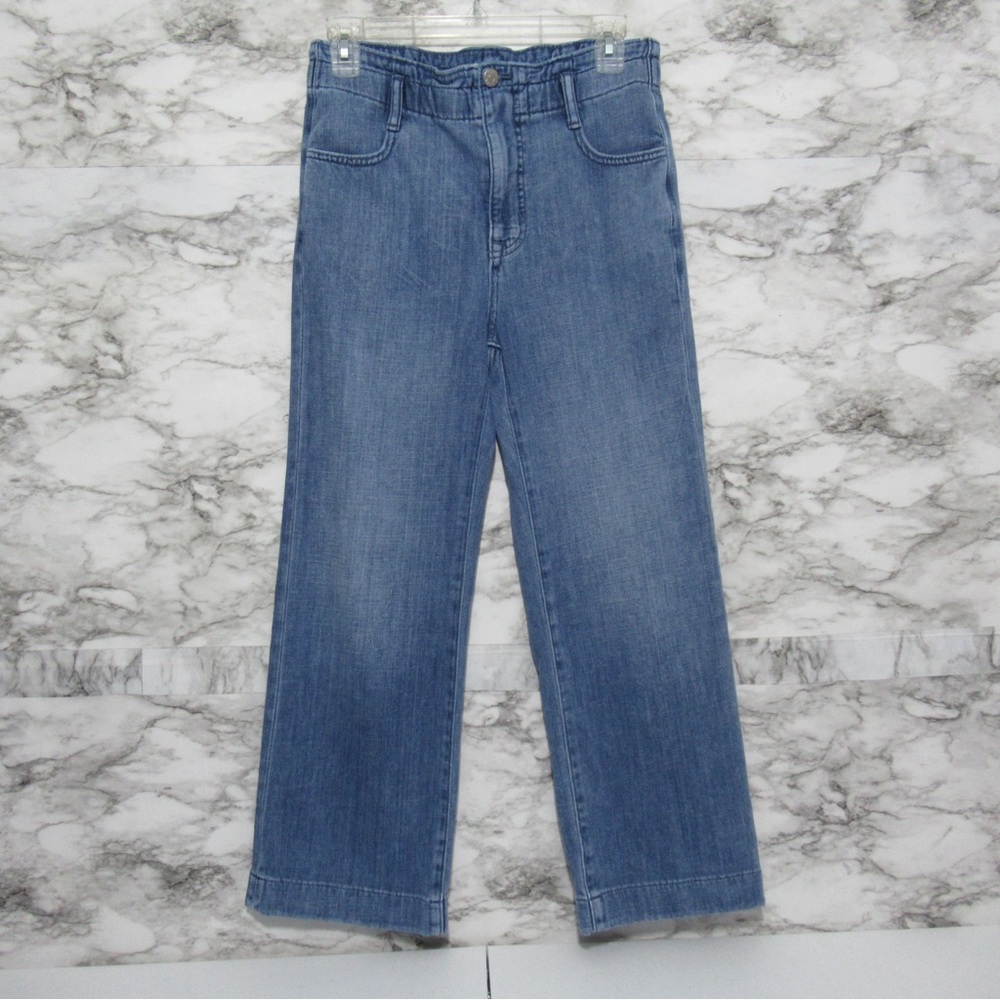 J. Crew Paperbag Waist Cropped Denim Jeans Size 26